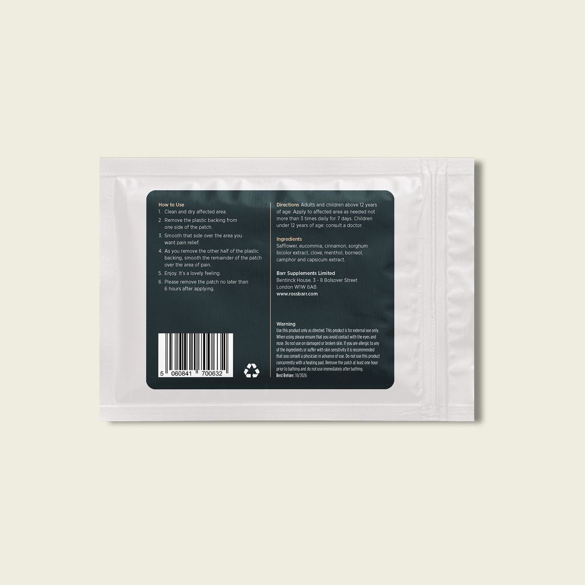 The Good Patch Relax Patch 4 Pack : Better For You fast delivery