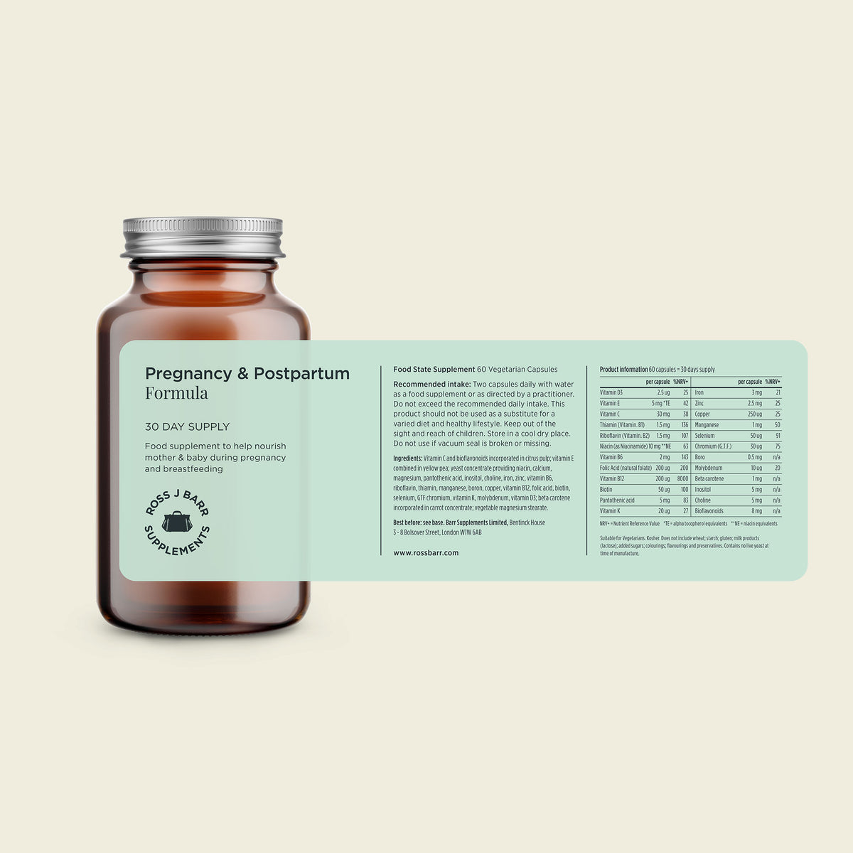 Pregnancy &amp; Postpartum Formula