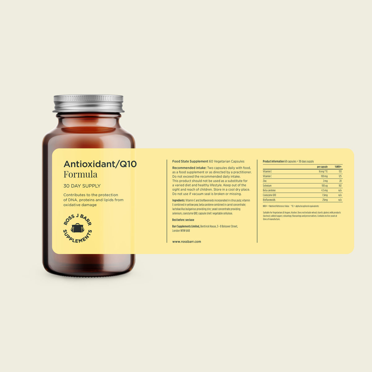 Antioxidant/Q10 Formula